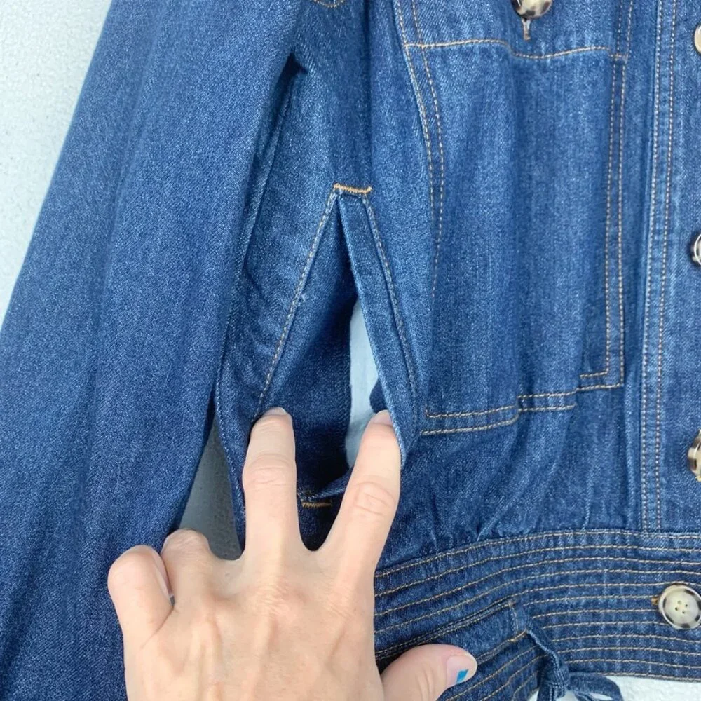 Rails | Alma Structured Raw Denim Jacket - Picture 6 of 9